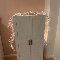 Pre-Lit Beaded Crystal Lighted Garland Silver Wire Warm White Christmas Decor