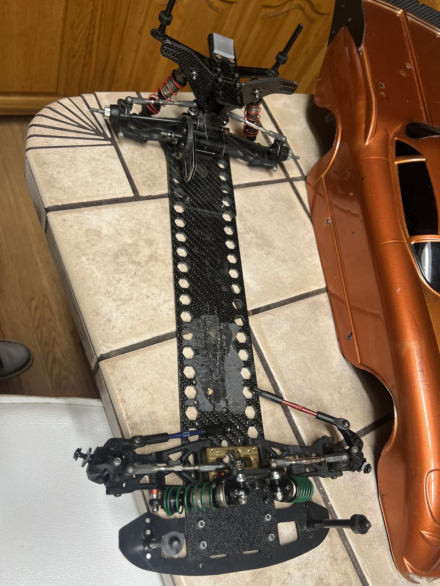 1/10 Rc carbon Fiber Chassis 