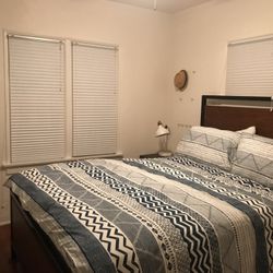 Queen Bed frame And Box Springs