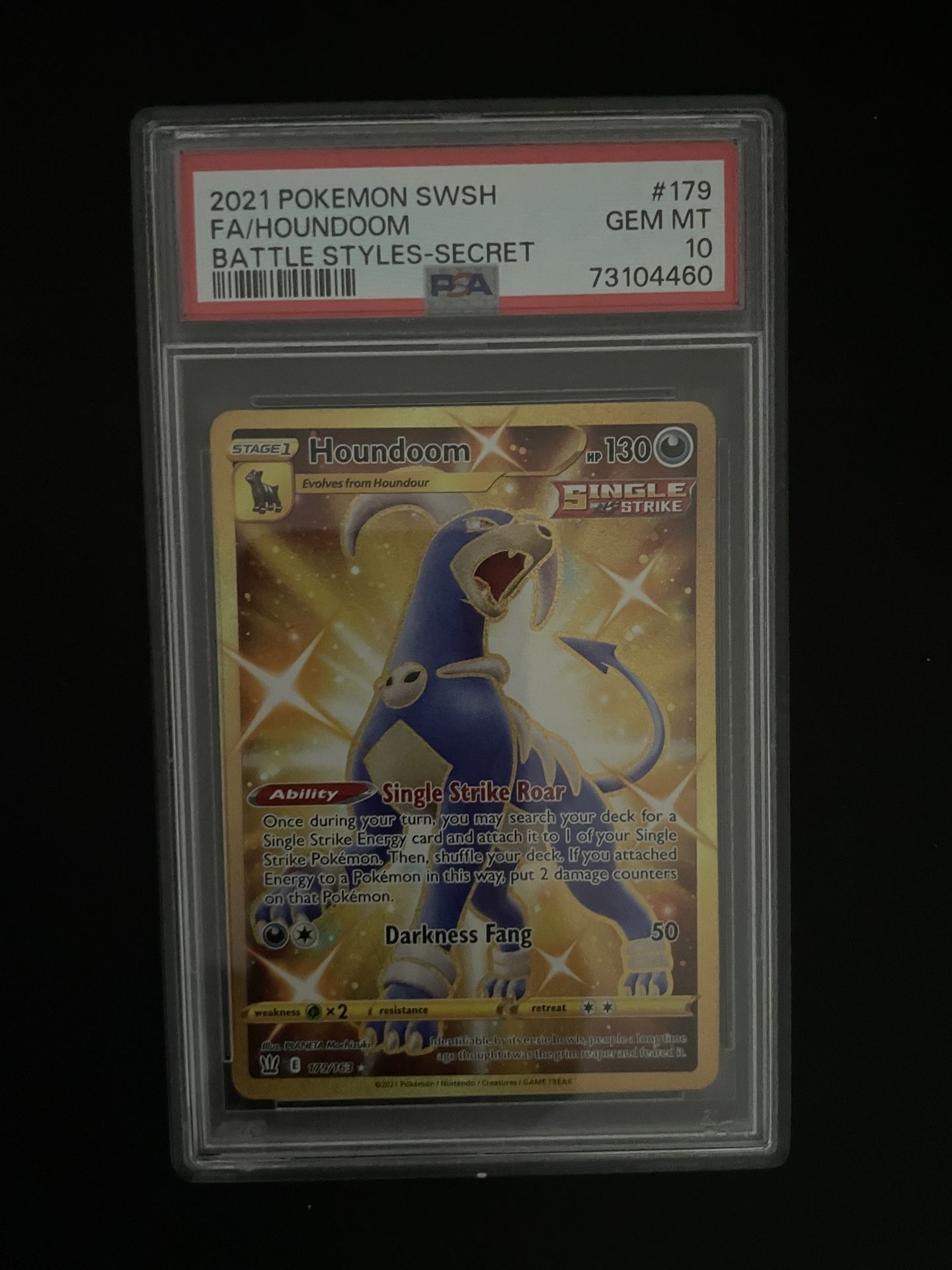 Pokemon PSA 10 FA Houndoom