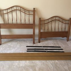 Twin Size Solid Wood Bedframe