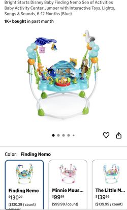 Used Finding Nemo Baby Activity Center Jumper