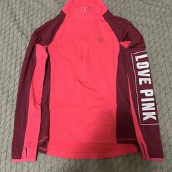 Pink Quarter Zip