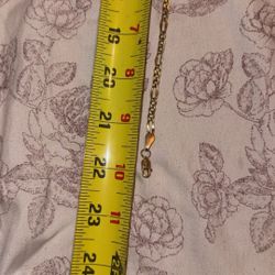 10k Necklace & 14k Bracelet 