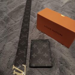 Louis Vuitton Belt And Wallet