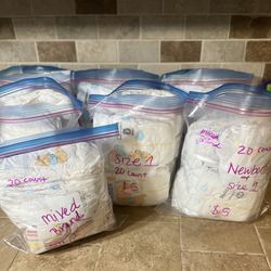 Mixed Diapers/ 20 Diapers Per Pack