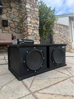 dual 10’s with ported box & sony stereo