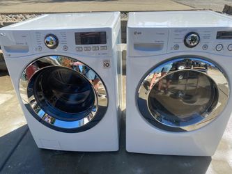 Lg washer and gas dryer delivered