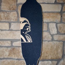 Handmade Darth Vader Longboard Wall Art