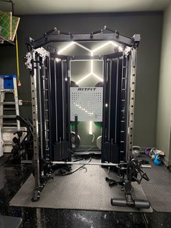 RitFit Functional Trainer Cable Machine and smith machine