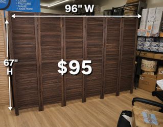 Foldable wood  privacy screen