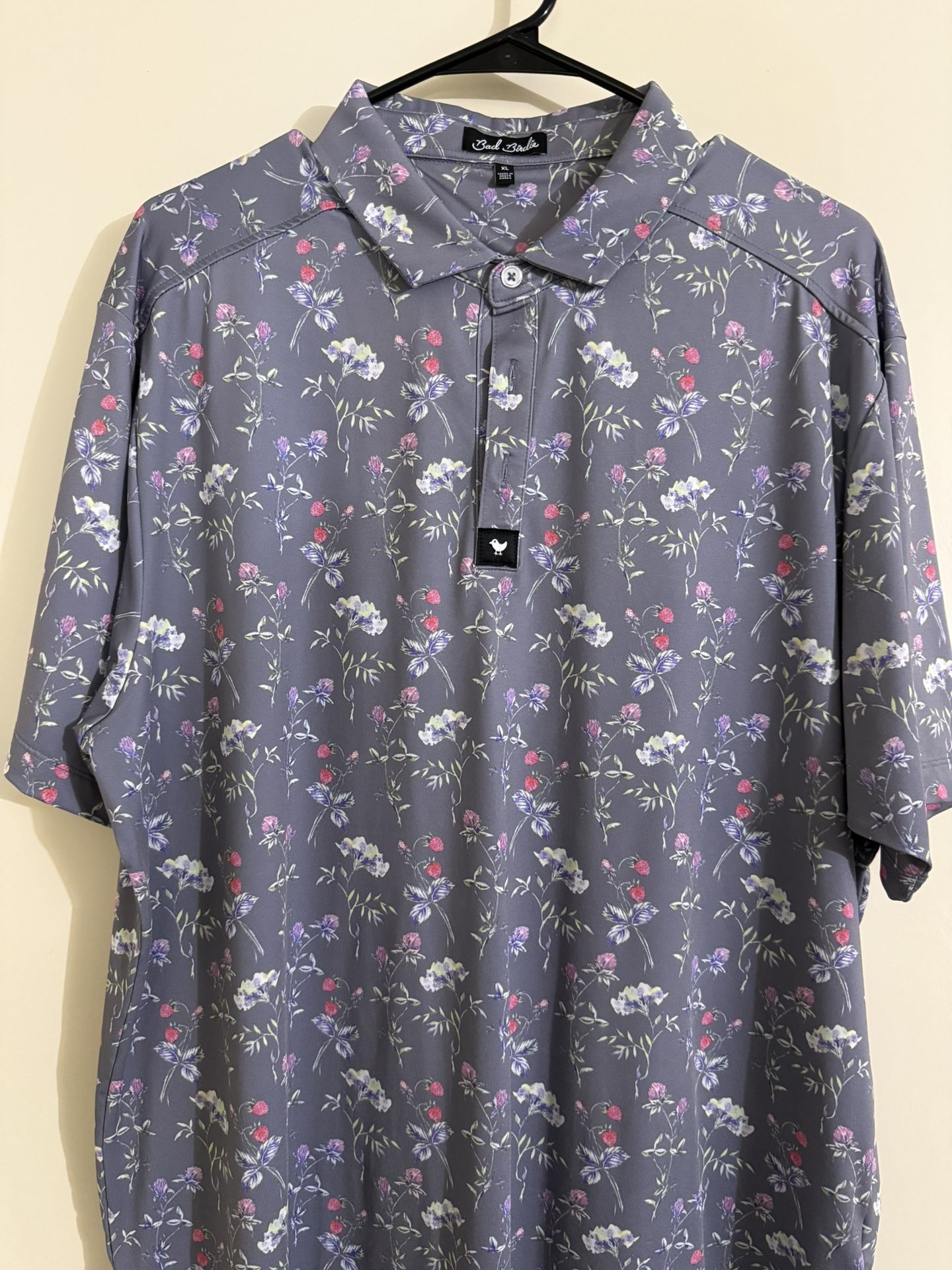 Bad Birdie Mens Golf Shirt (XL Size) $20