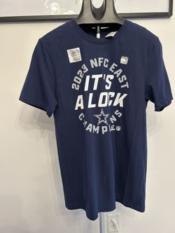 NWT Dallas Cowboys The Nike Tee 2023 NFC East Champions Shirt Small Navy Blue