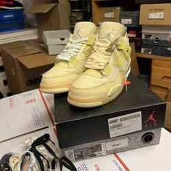 Offwhite Jordan 4 ‘sail’