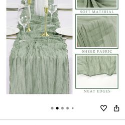 Wedding Runner: Sage