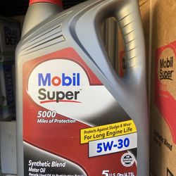 Aceite Mobil Súper 5w-30 Synthetic Blend Galon