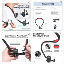 Hands-free camera necklace