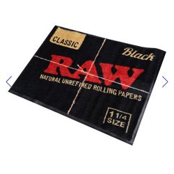 Raw Black Door Mat Large 80cm X 120cm