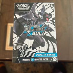 Scarlet And Violet Black Bolt Booster Bundle Sealed