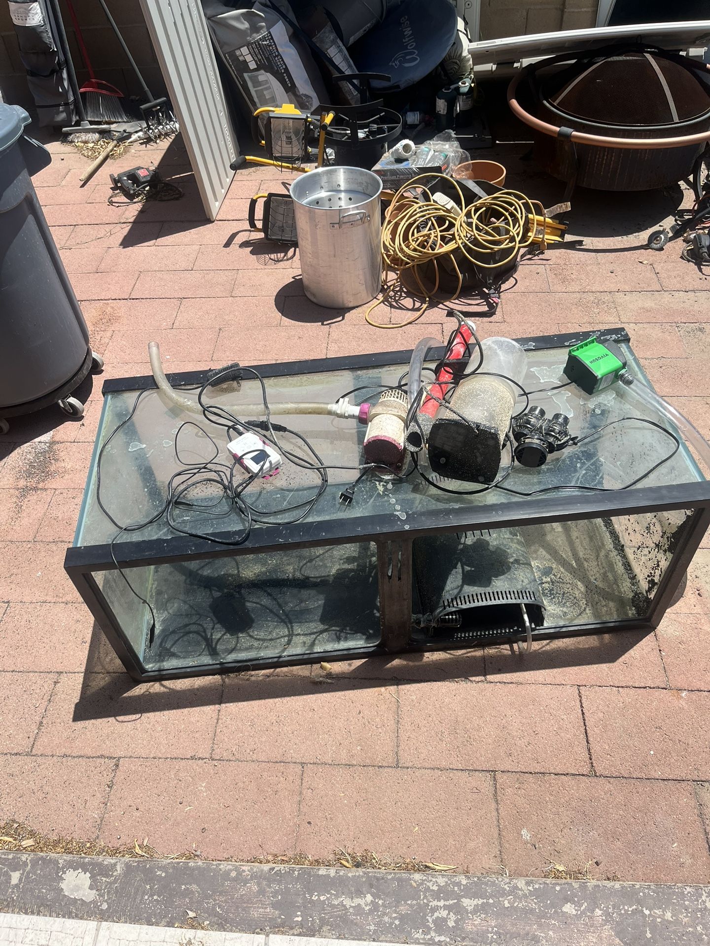 75 Gallon Fish Tank With Some Supplies (sump and stand Included)