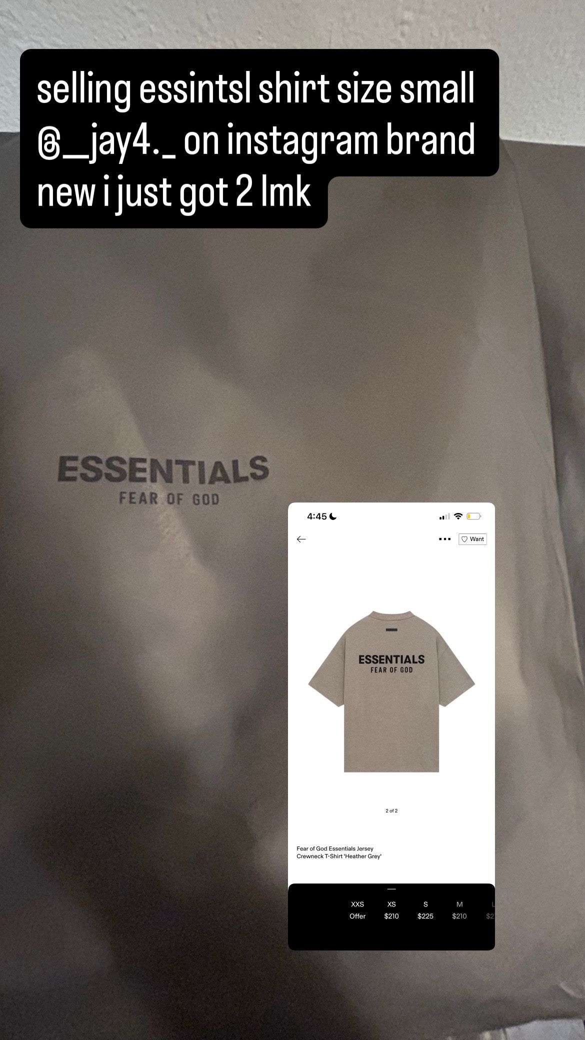 essential fear god shirt