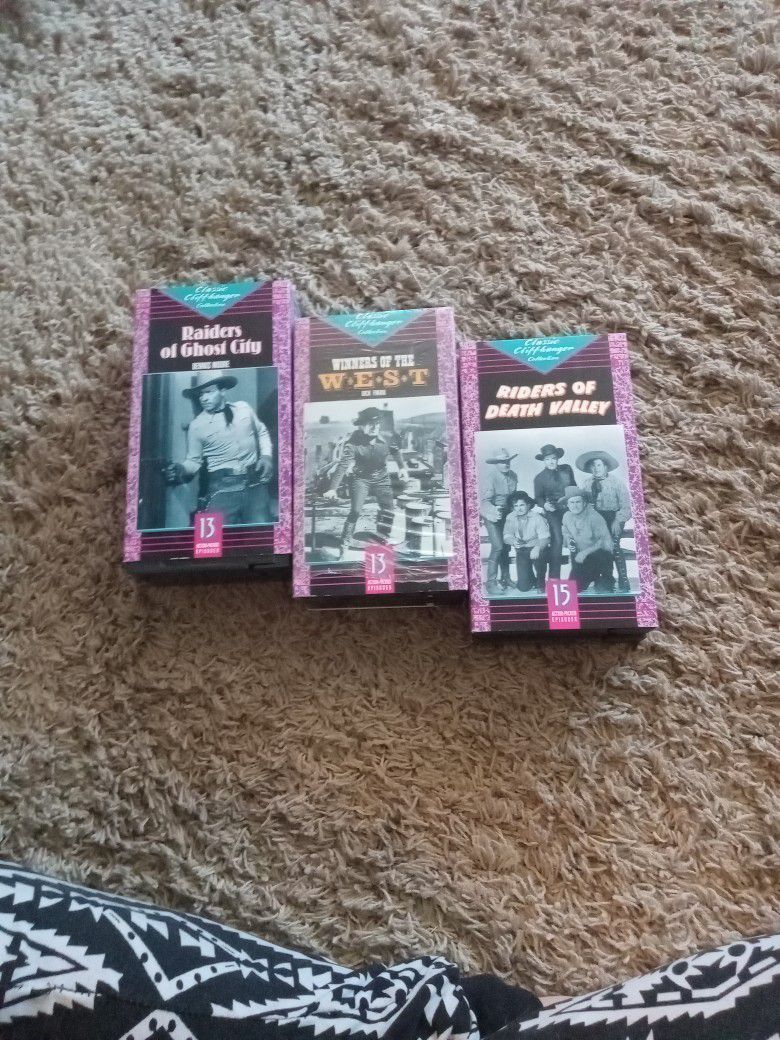Cliffhangers Classic VHS Collection 3 Box Sets