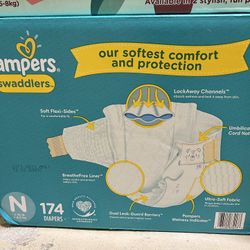 Pampers Diapers Size Newborn Count 174