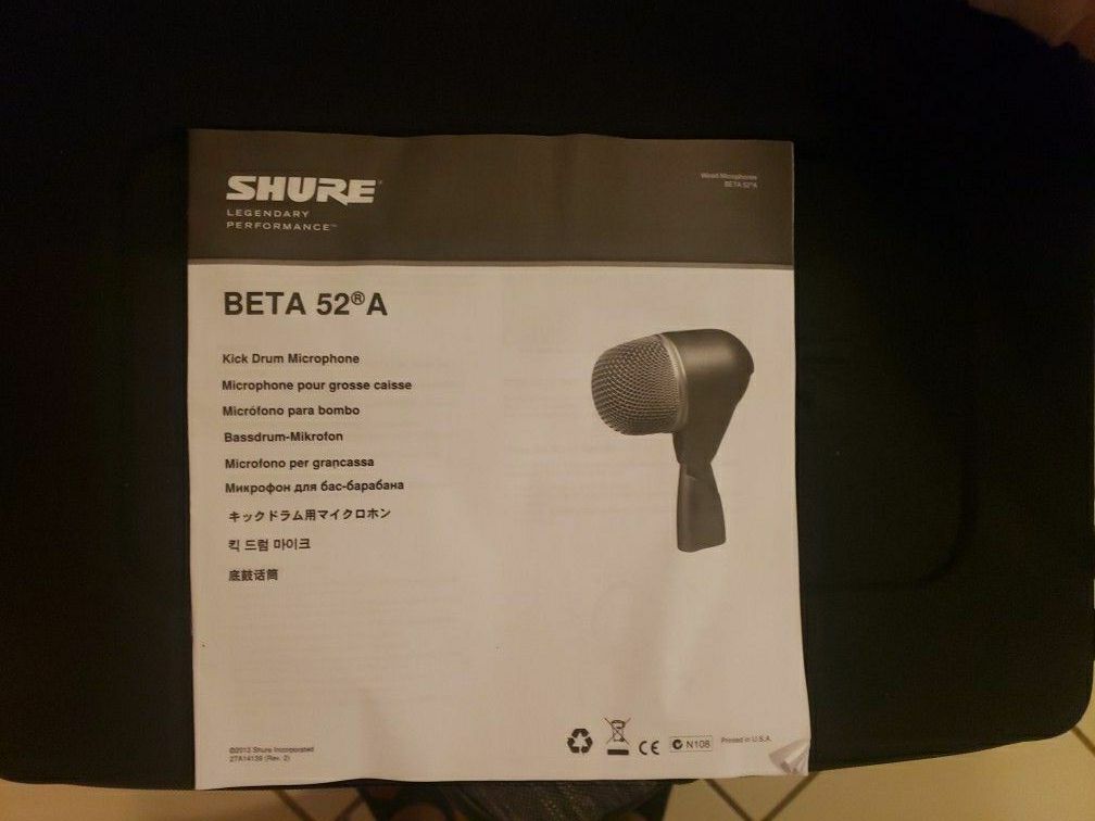 Shure BETA 52A Microphone