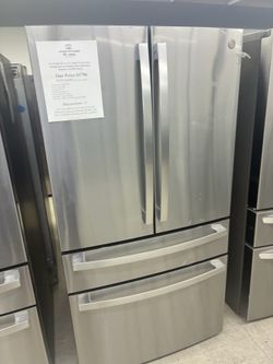 $1796 GE Profile 4-Door French Door Refrigerator Stainless Steel