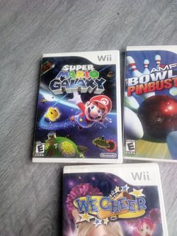 Nintendo wii games 25$ cash all #3 games