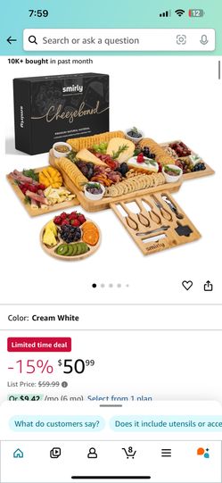 3 DRAWER CHARCUTERIE BOARD SET