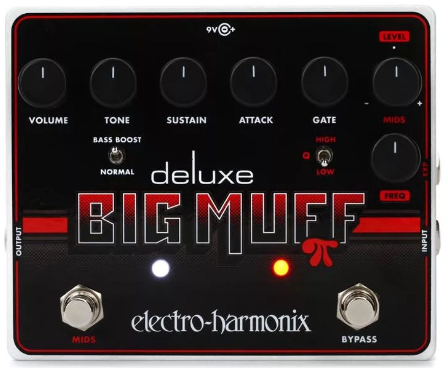 Electro-Harmonix Deluxe Big Muff Pi Fuzz Pedal with _EXPRESSION PEDAL_ !!
