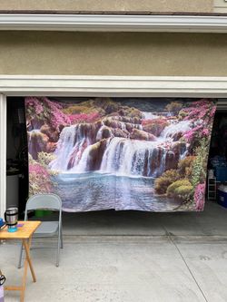 Polyester fabric backdrop $5.00