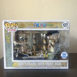 IN HAND EXCLUSIVE RIDE Whitebeard Moby Dick Funko Pop #127 One Piece Anime Manga
