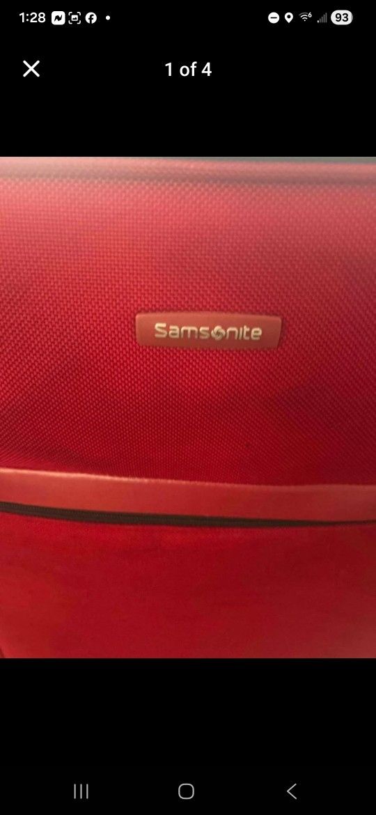 Samsonite suitcase