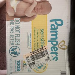 Pampers sensitive Wipes 1008 Ct $18 Retails $36
