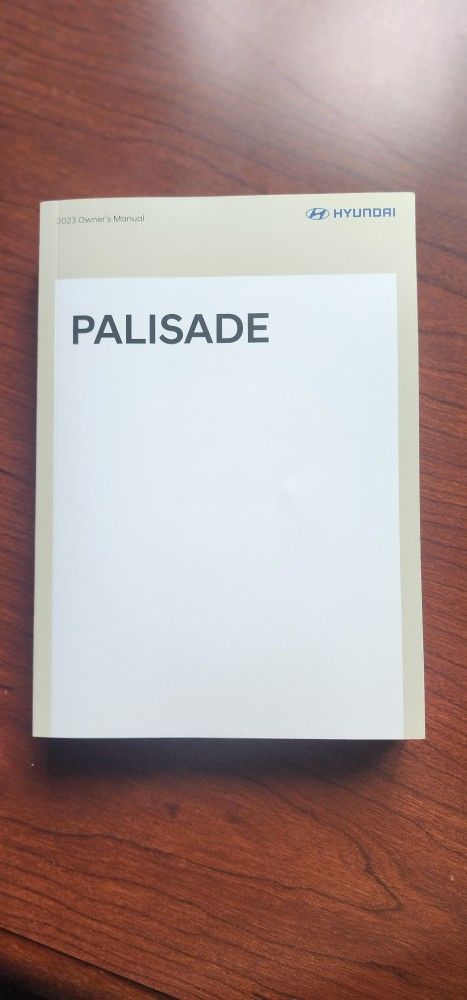 Owners Manual For A 2023 Hyundai Palisade 