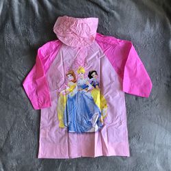 NWT Disney Princess Pink Raincoat Jacket Size  2T-3T   