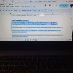 La Dodgers At SD Padres This Weekend