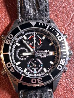 Seiko chronograph watch