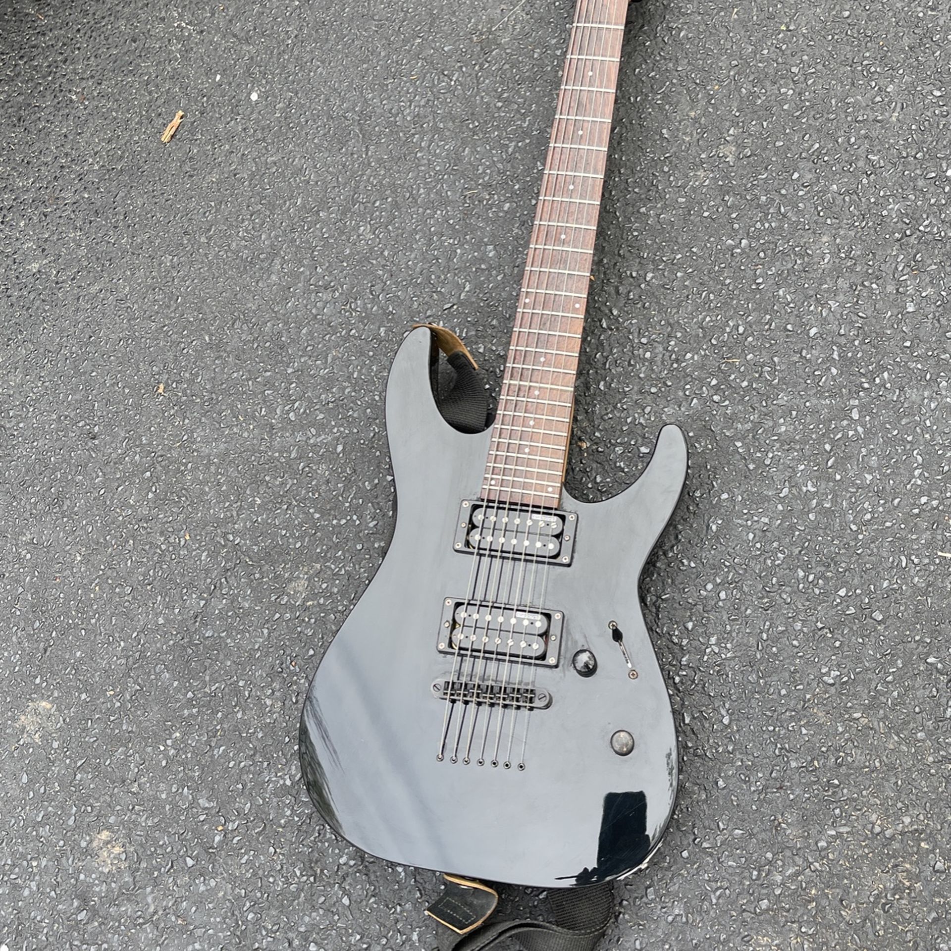 LTD ESP 7 String Locking Tuners Black Hardware
