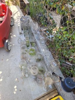 Floreros Glassware For Centerpieces