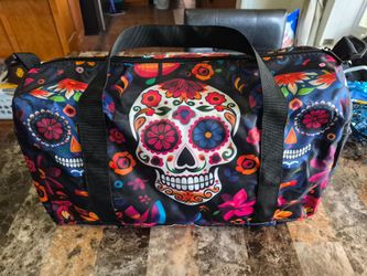 *BRAND NEW* Calaveras dia de los muertos skull duffle bag