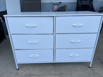 Wide Dresser With 6 Drawers