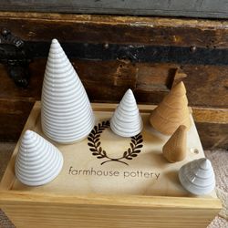 Farmhouse Pottery Christmas Trees 