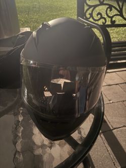 GLX GX11 Matte Black Motorcycle Helmet