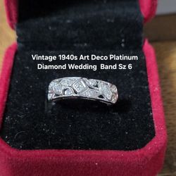 Estate Jewelry Sale! 10K White Gold  & 1940's Platinum Wedding Bands + Estate JEWELRY SALE