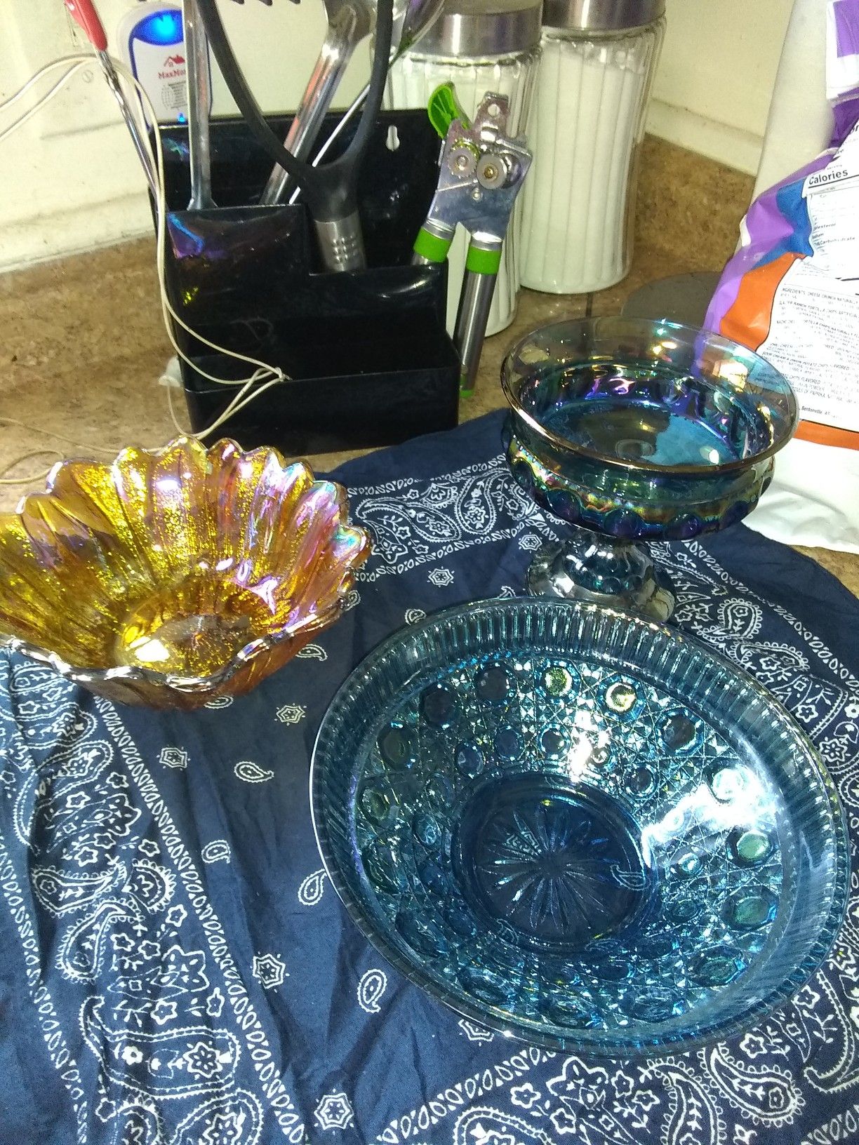 Assor. Vintage Carnival Glassware