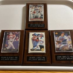 Baseball plaques  approx 4x6 in