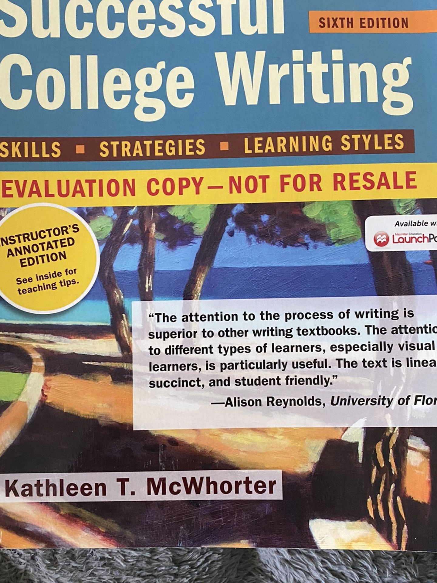 Successful College Writing Evaluation Copy